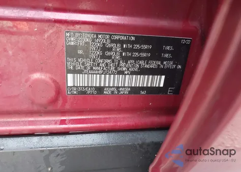 2023 Toyota Venza Limited from USA, damaged, VIN JTEAAAAH8PJ124772